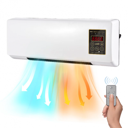 Aire Acondicionado Portátil y Calentador 2 en 1 – 1500W para Oficina y Hogar