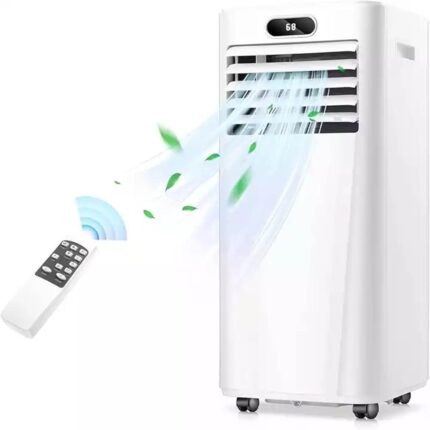 3-in-1 Evaporative Air Cooler, Portable Air Conditioner Fan/Humidifier with Cooler, 24-Hour Timer & Remote Control, Ultra-Quiet, Suitable for Bedroom,